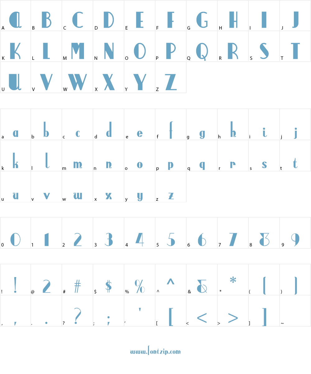 Anchor Steam NF Font Character